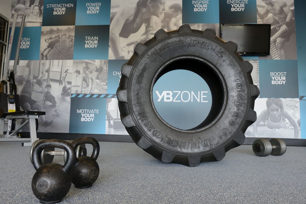 Training equipment in the YBZone