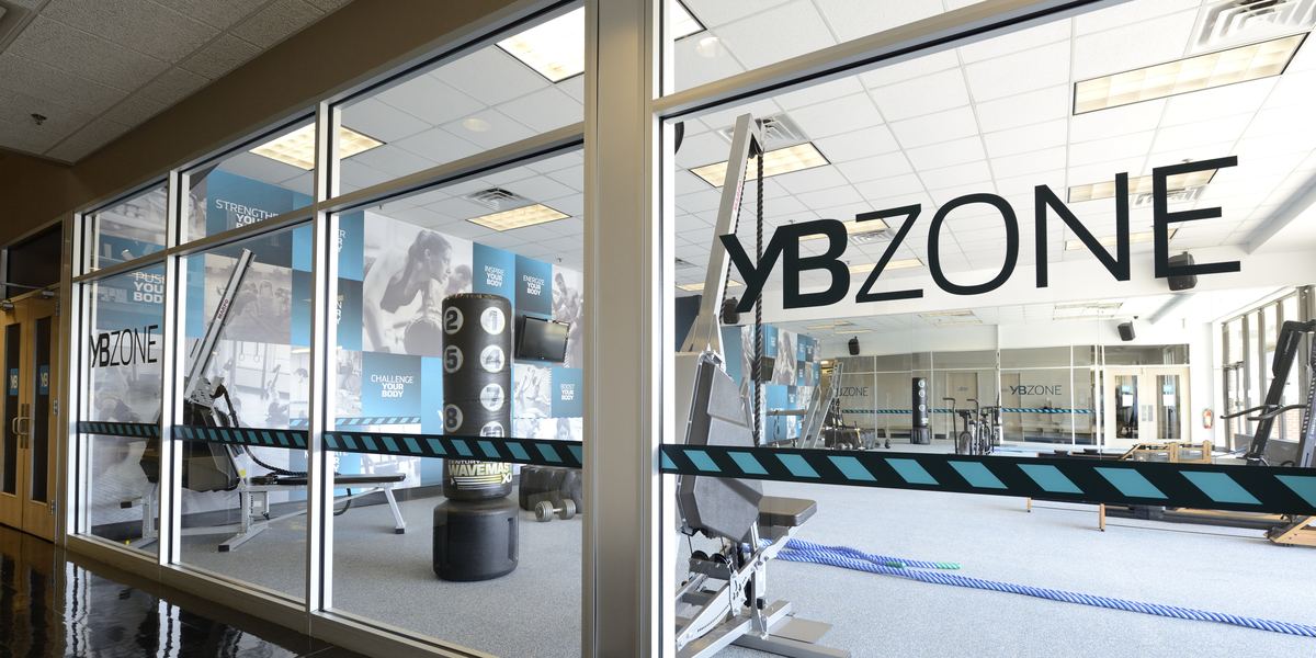 The YBZone studio seen from the corridor